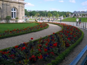 Flores do Jardim de Luxemburgo