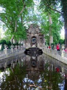 A Fontaine Médicis, no Jardim de Luxemburgo
