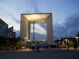 La Défense by night
