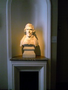 Busto Delacroix, museu, Paris, arte