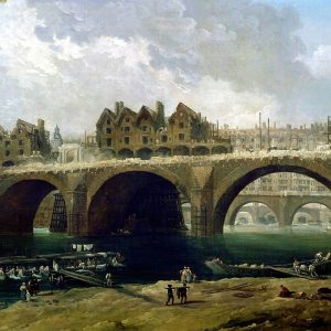 Hubert Robert - a Démolition des Maisons du Pont Notre-Dame en 1786, 1786